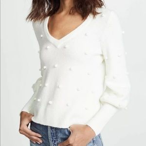 COPY - Madewell Dashwood Bobble Vneck Sweater Small